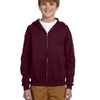 Youth 8 oz. NuBlend® Fleece Full-Zip Hooded Sweatshirt