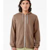 Unisex Poly-Cotton Fleece Full-Zip Hooded Sweatshirt